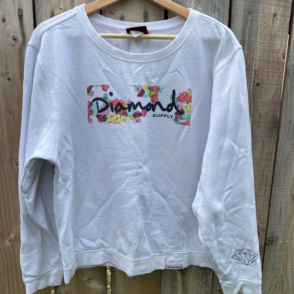 Diamond Supply Co. crewneck floral sweatshirt